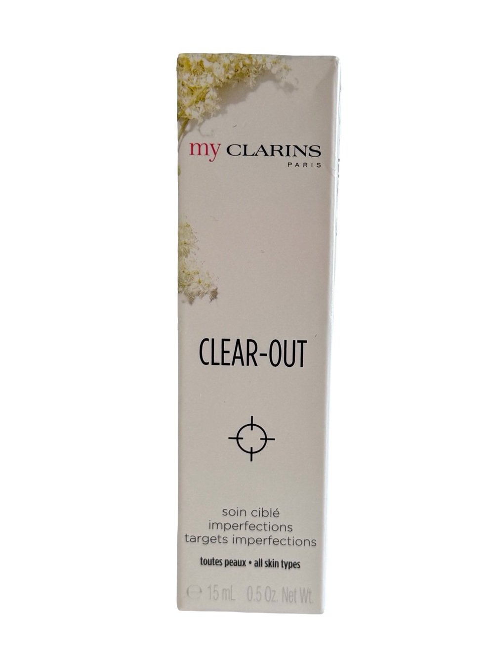 Clarins Clear-Out Spot Treatment (White, Pink Accent)